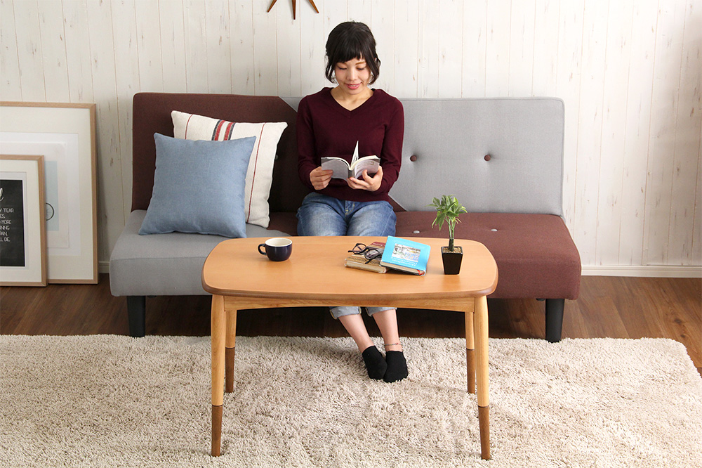 こたつテーブル長方形 おしゃれな継ぎ足タイプ Colle コル 追加画像17