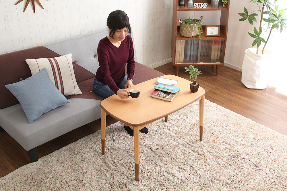 こたつテーブル長方形 おしゃれな継ぎ足タイプ Colle コル 追加画像18