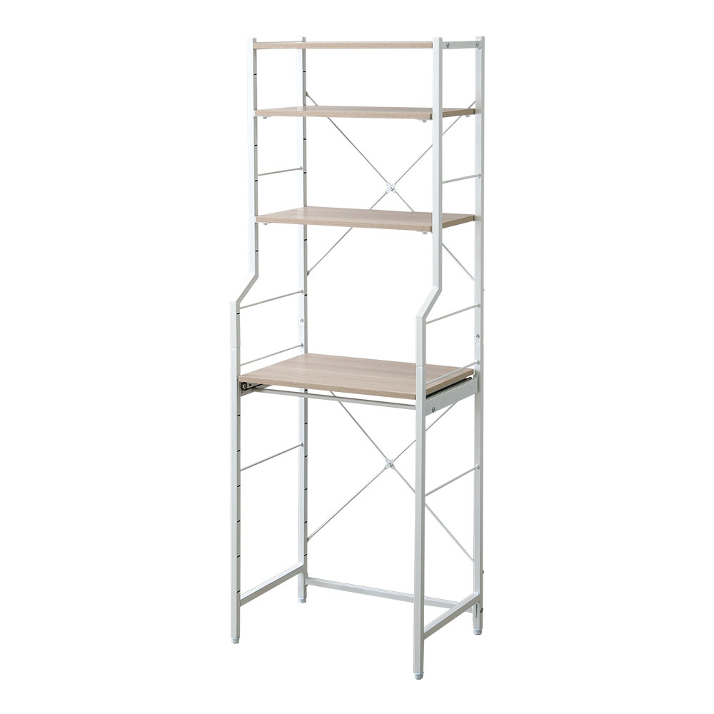 さわやかな 調節可能スライド棚付きごみ箱上ラック バリエーション画像1