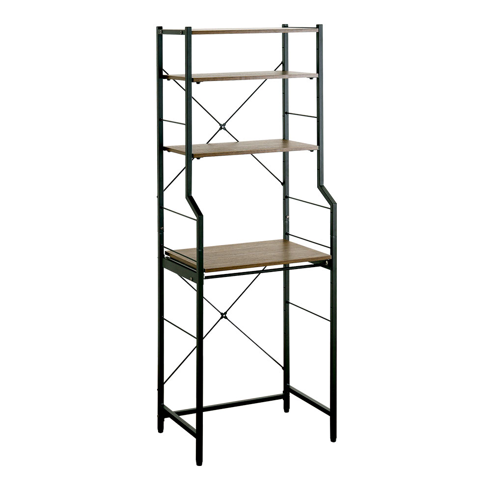 ヴィンテージ調 調節可能スライド棚付きごみ箱上ラック バリエーション画像2