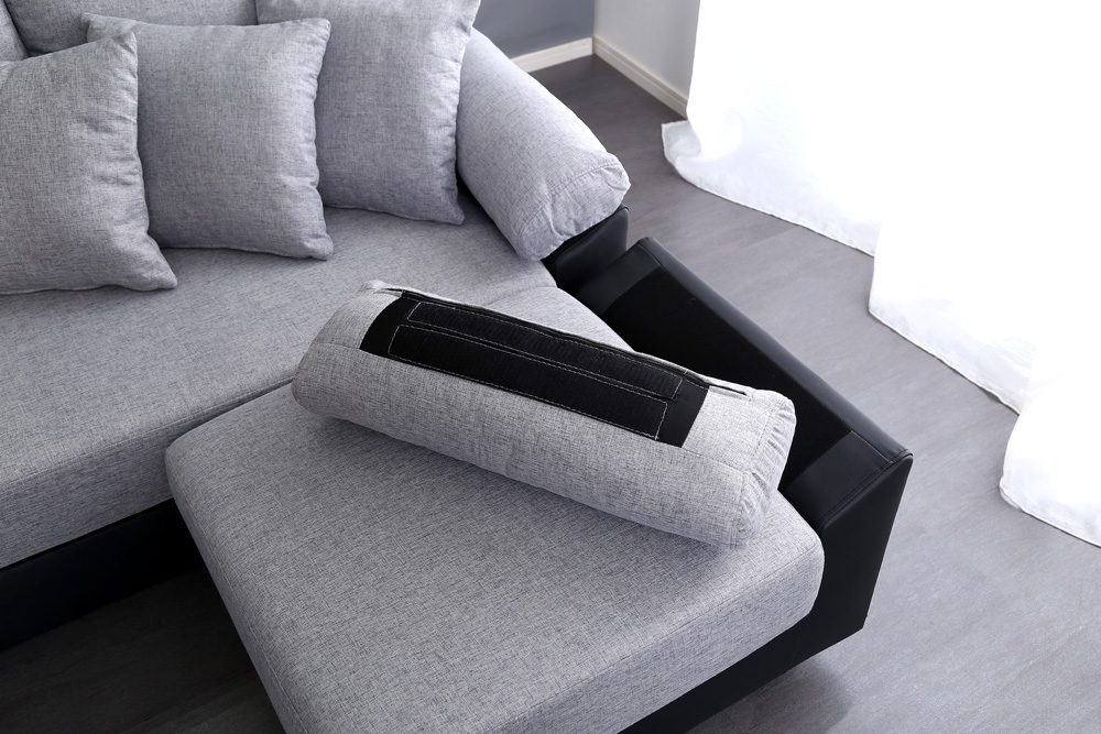 6人掛けコーナーソファ ファブリック×PVCレザータイプ SPACIO 追加画像22