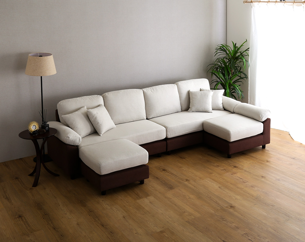 6人掛けコーナーソファ ファブリックタイプ SPACIO 追加画像8