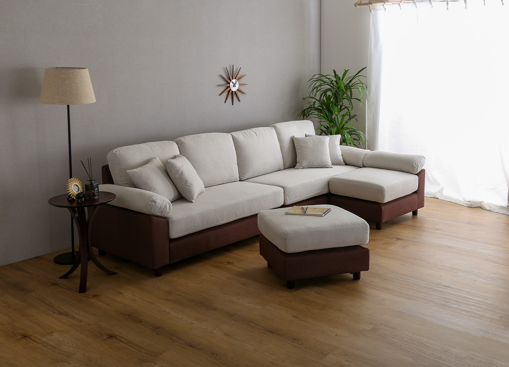 6人掛けコーナーソファ ファブリックタイプ SPACIO 追加画像12