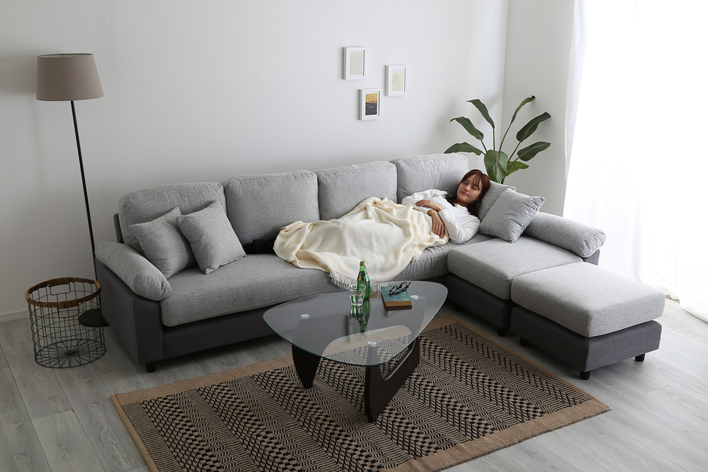 6人掛けコーナーソファ ファブリックタイプ SPACIO 追加画像14