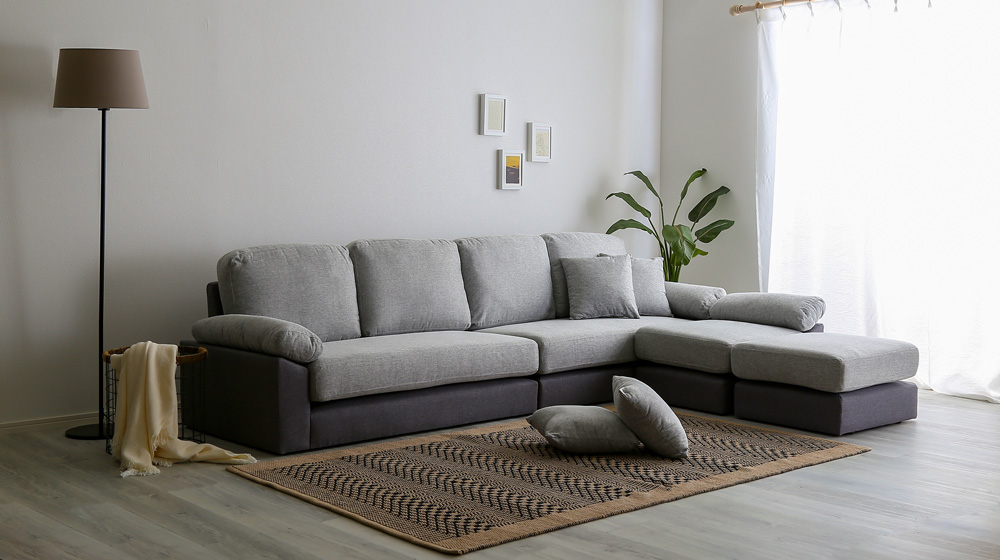 6人掛けコーナーソファ ファブリックタイプ SPACIO 追加画像31