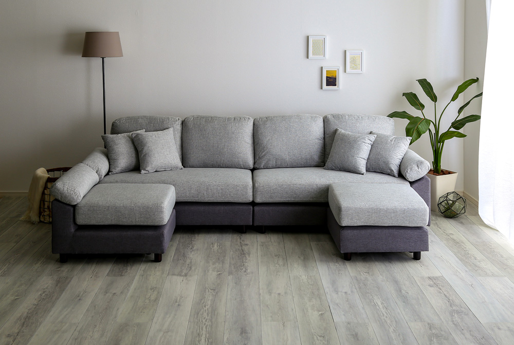 6人掛けコーナーソファ ファブリックタイプ SPACIO 追加画像35