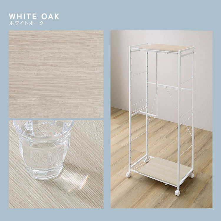 さわやかな 調節可能伸縮ハンガーラック 幅60-90cm 追加画像3