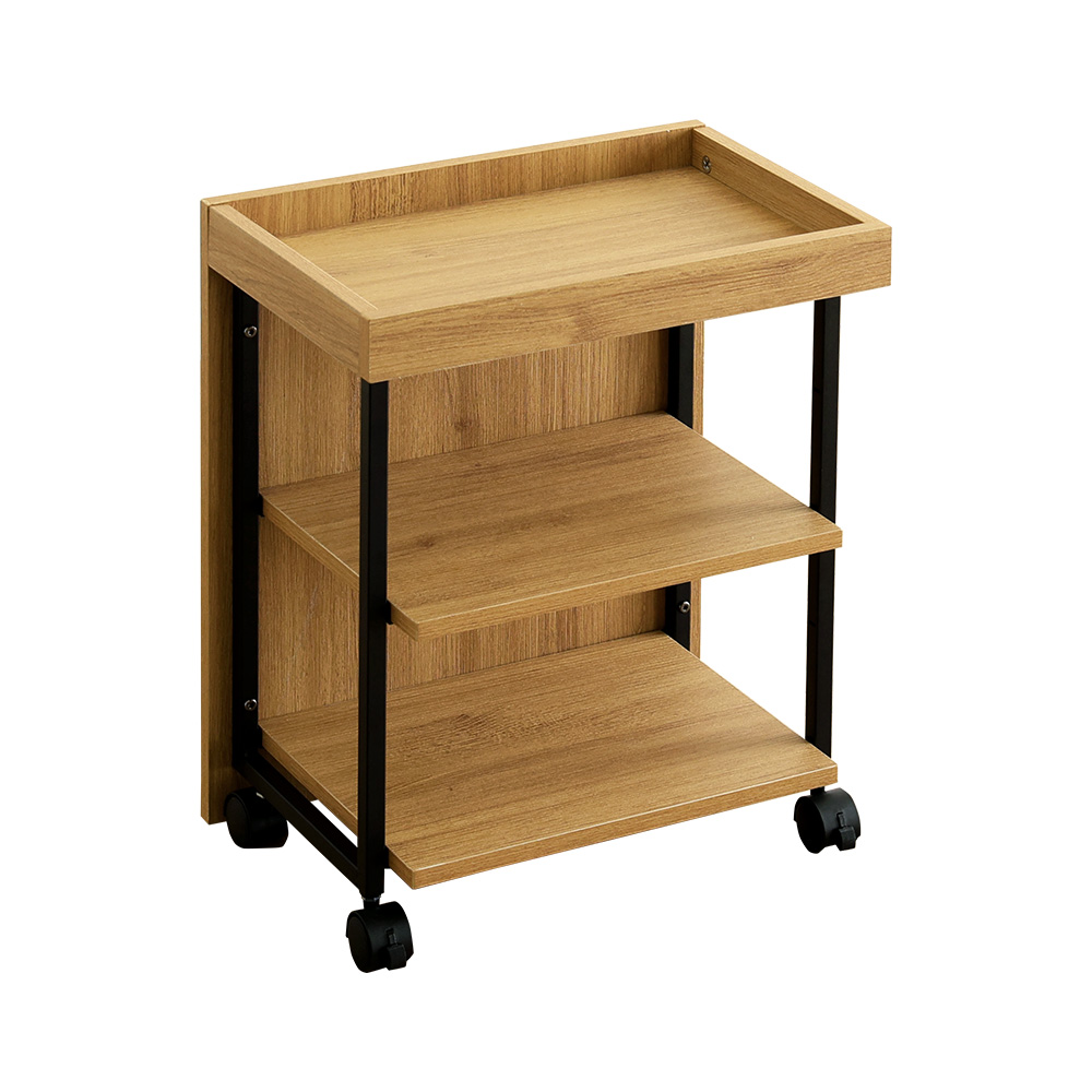 ヴィンテージ調 調節可能ワークアシストワゴン 幅45cm バリエーション画像1