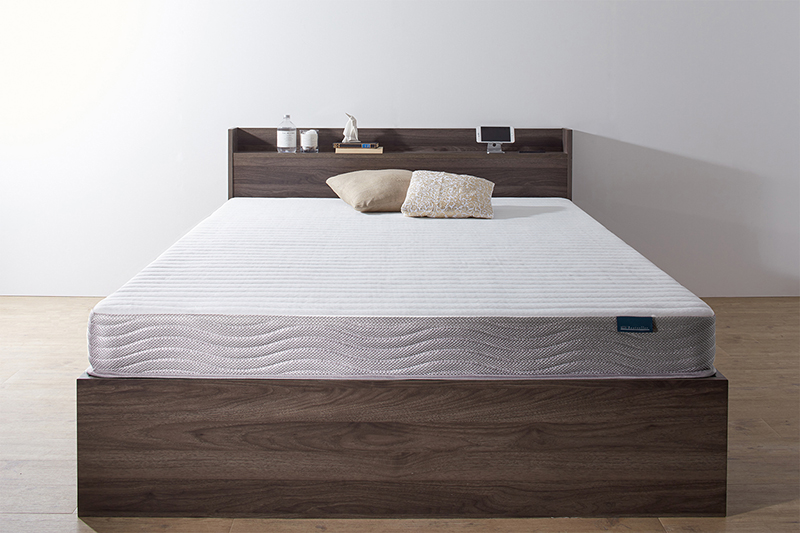 引き出し4杯 天然木調 大容量収納すのこチェストベッド KASANE 追加画像16