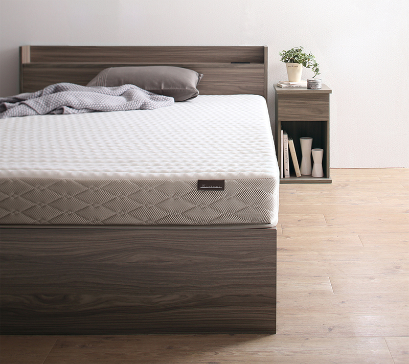 引き出し4杯 天然木調 大容量収納すのこチェストベッド KASANE 追加画像26