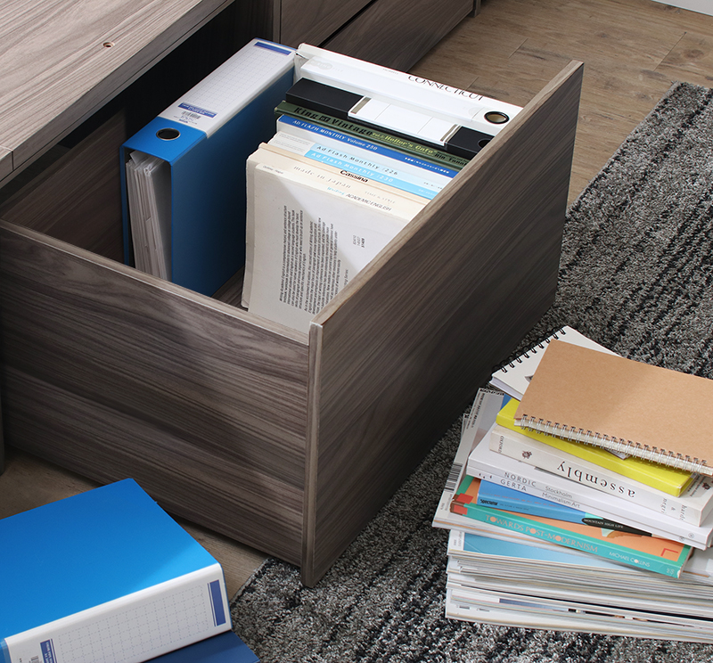 引き出し4杯 天然木調 大容量収納すのこチェストベッド KASANE 追加画像31