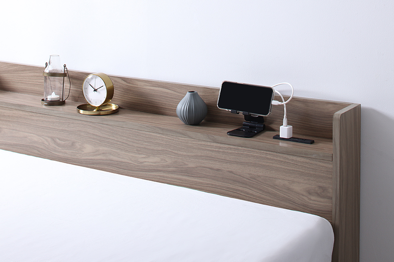 引き出し4杯 天然木調 大容量収納すのこチェストベッド KASANE 追加画像41