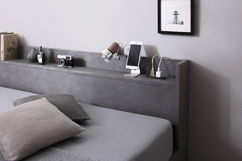 引き出し4杯 天然木調 大容量収納すのこチェストベッド KASANE 追加画像44