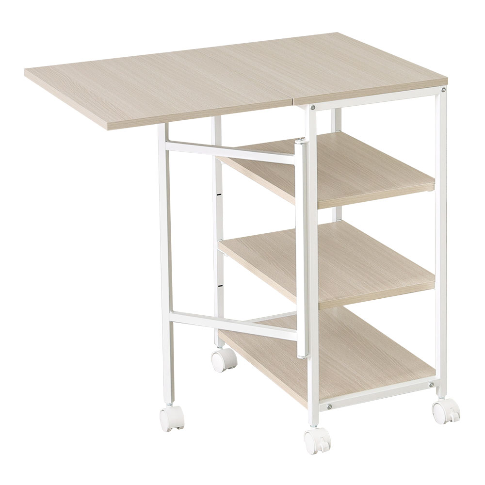 さわやかな 調節可能棚付き バタフライワゴン 幅35-70cm バリエーション画像1