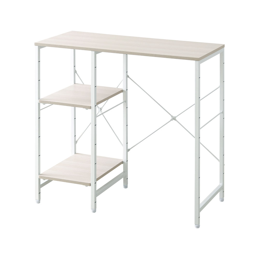 さわやかな 調節可能棚付き ごみ箱上カウンター 幅90cm バリエーション画像1