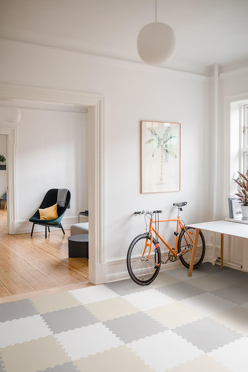 厚みも選べる ジョイントクッションマット いろ・いろフィットシリーズ グレイッシュカラー 尺五 追加画像16