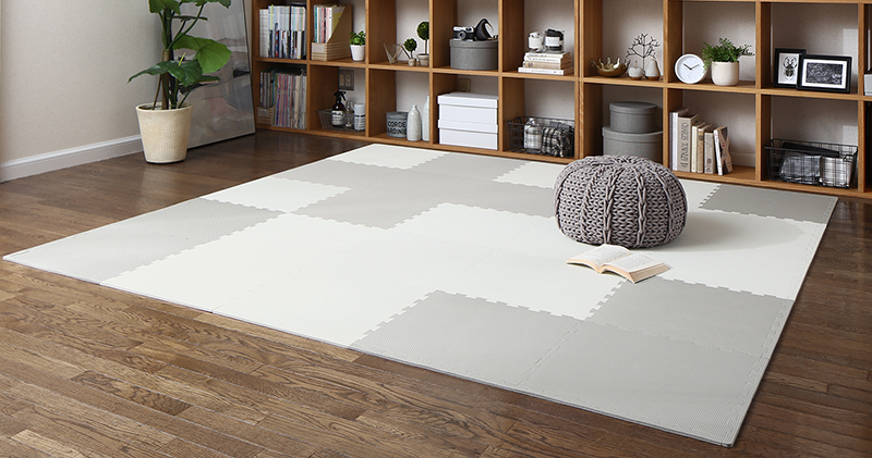 厚みも選べる ジョイントクッションマット いろ・いろフィットシリーズ グレイッシュカラー 尺五 追加画像23