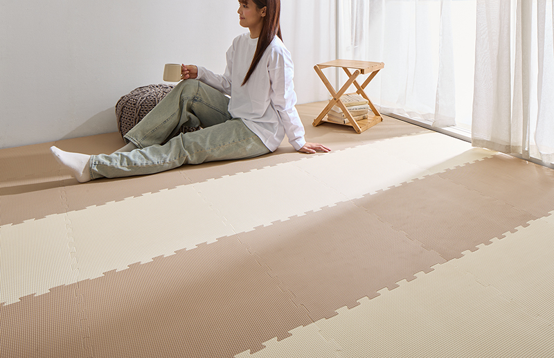厚みも選べる ジョイントクッションマット いろ・いろフィットシリーズ グレイッシュカラー 尺五 追加画像27