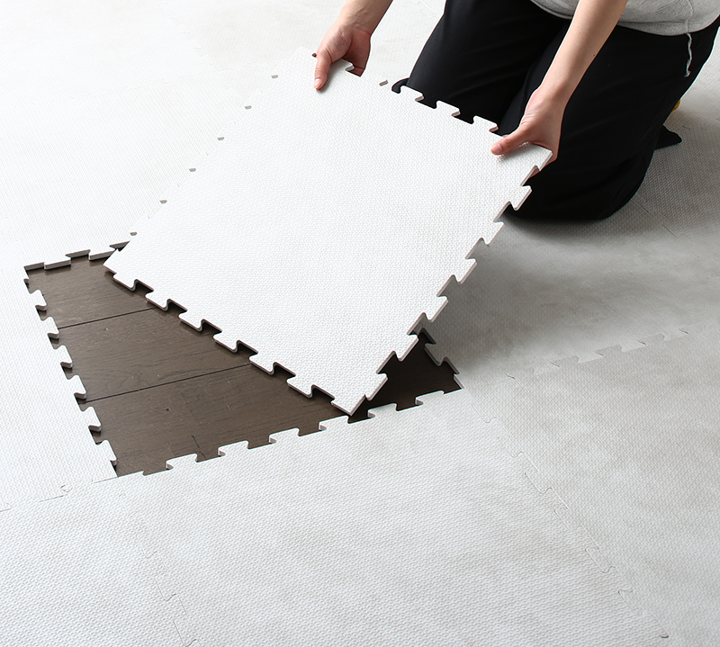 厚みも選べる ジョイントクッションマット いろ・いろフィットシリーズ グレイッシュカラー 尺五 追加画像37