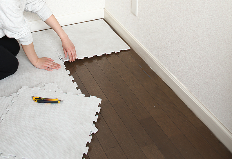 厚みも選べる ジョイントクッションマット いろ・いろフィットシリーズ グレイッシュカラー 尺五 追加画像39