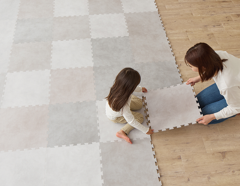 厚みも選べる ジョイントクッションマット いろ・いろフィットシリーズ グレイッシュカラー 尺五 追加画像80