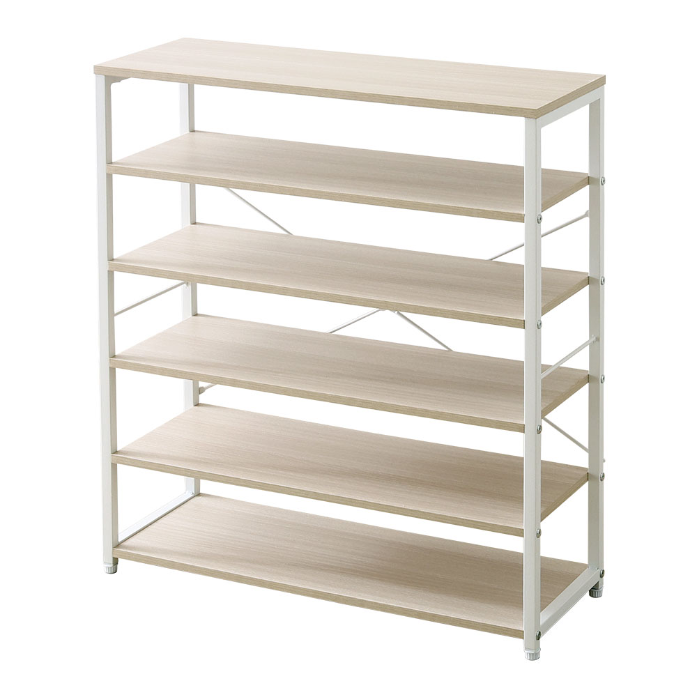 さわやかな シューズラック6段 幅79cm バリエーション画像1