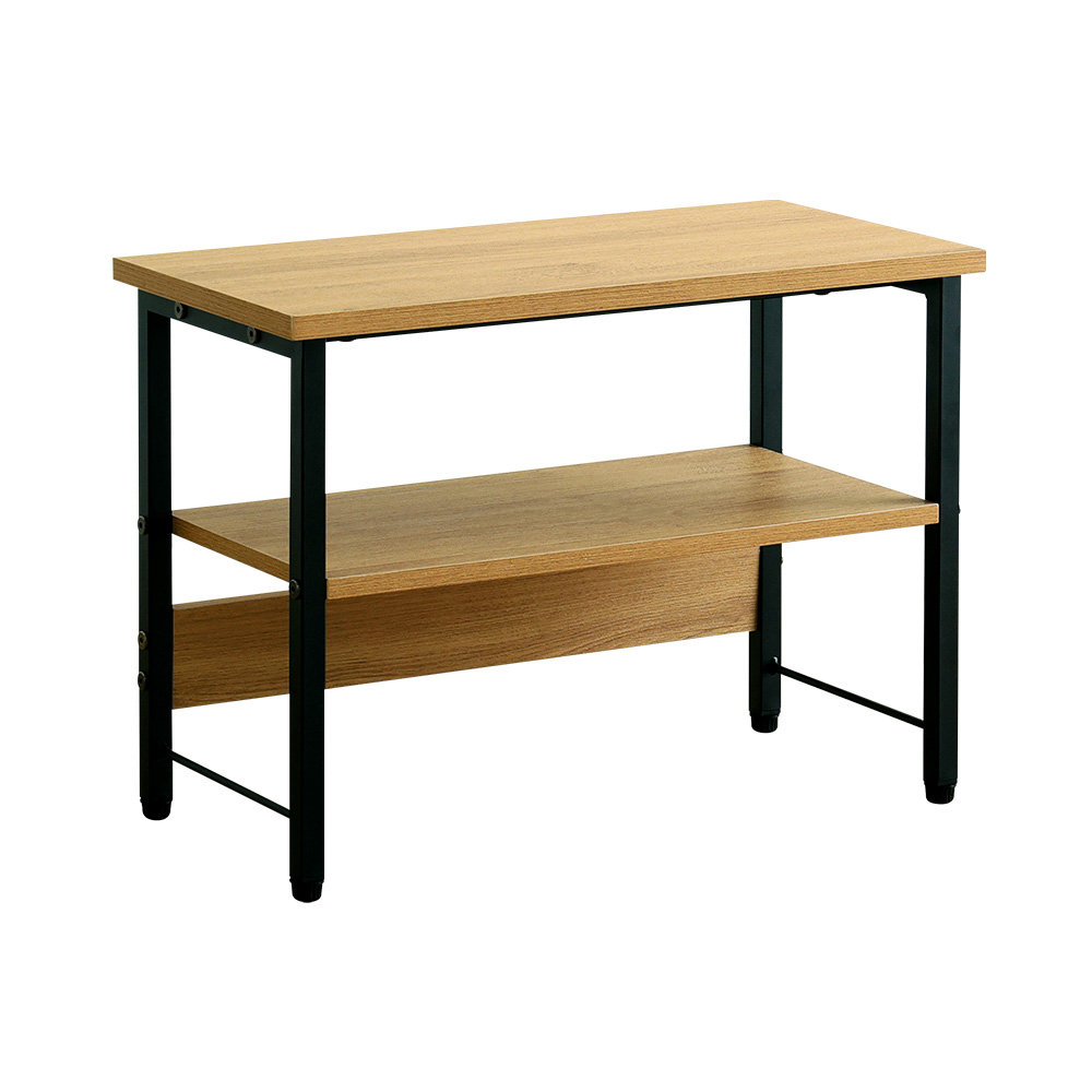 ヴィンテージ調 収納棚付き玄関ベンチ 幅60cm バリエーション画像1