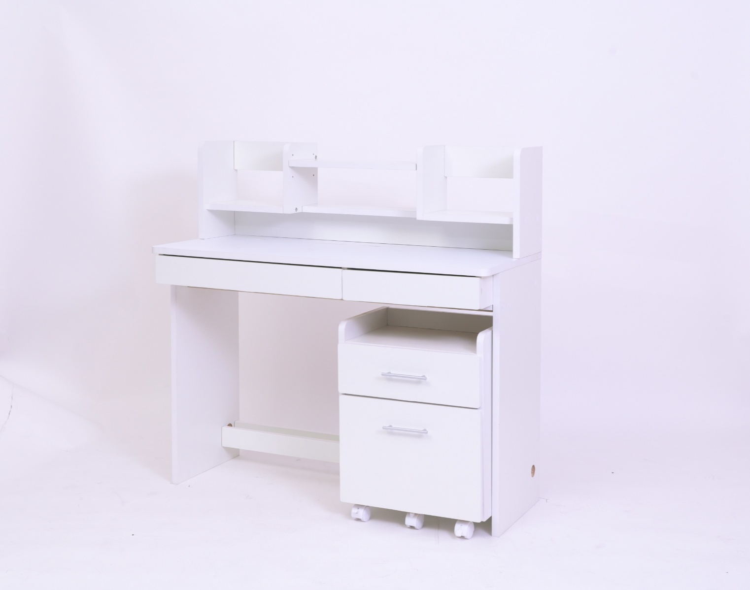 学習机セット 3点セット(デスク＋上棚＋ワゴン) 幅100cm - 家具専門店