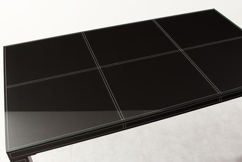 クロスステッチレザーガラスダイニング VALLONE ヴァローネ 商品追加画像5